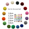 Wool Decoration Felt Balls - 画像4