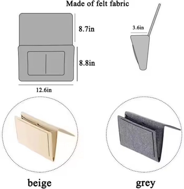Felt Hanging Organizer - Image 5